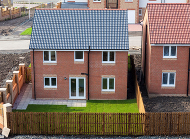 Recently completed redbrick newbuild.