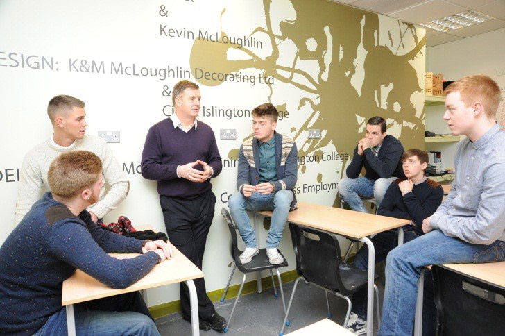 Kevin McLoughlin and Allan Montague K & M McLoughlin Decorating Ltd London MBA 2019 Outstanding contribution national winners 3